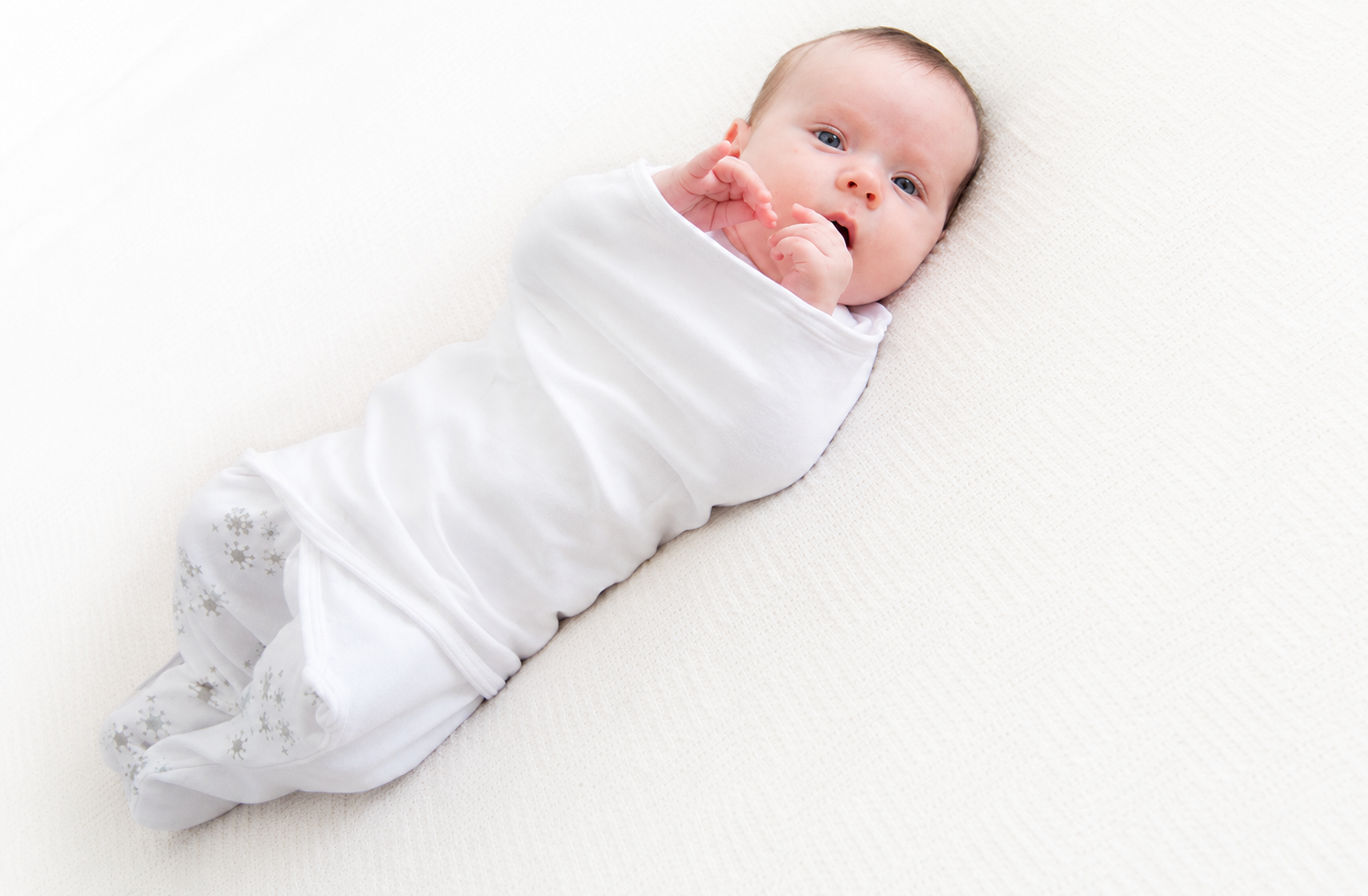 0-4M Baby Sense Cuddlegrow Swaddle Blue