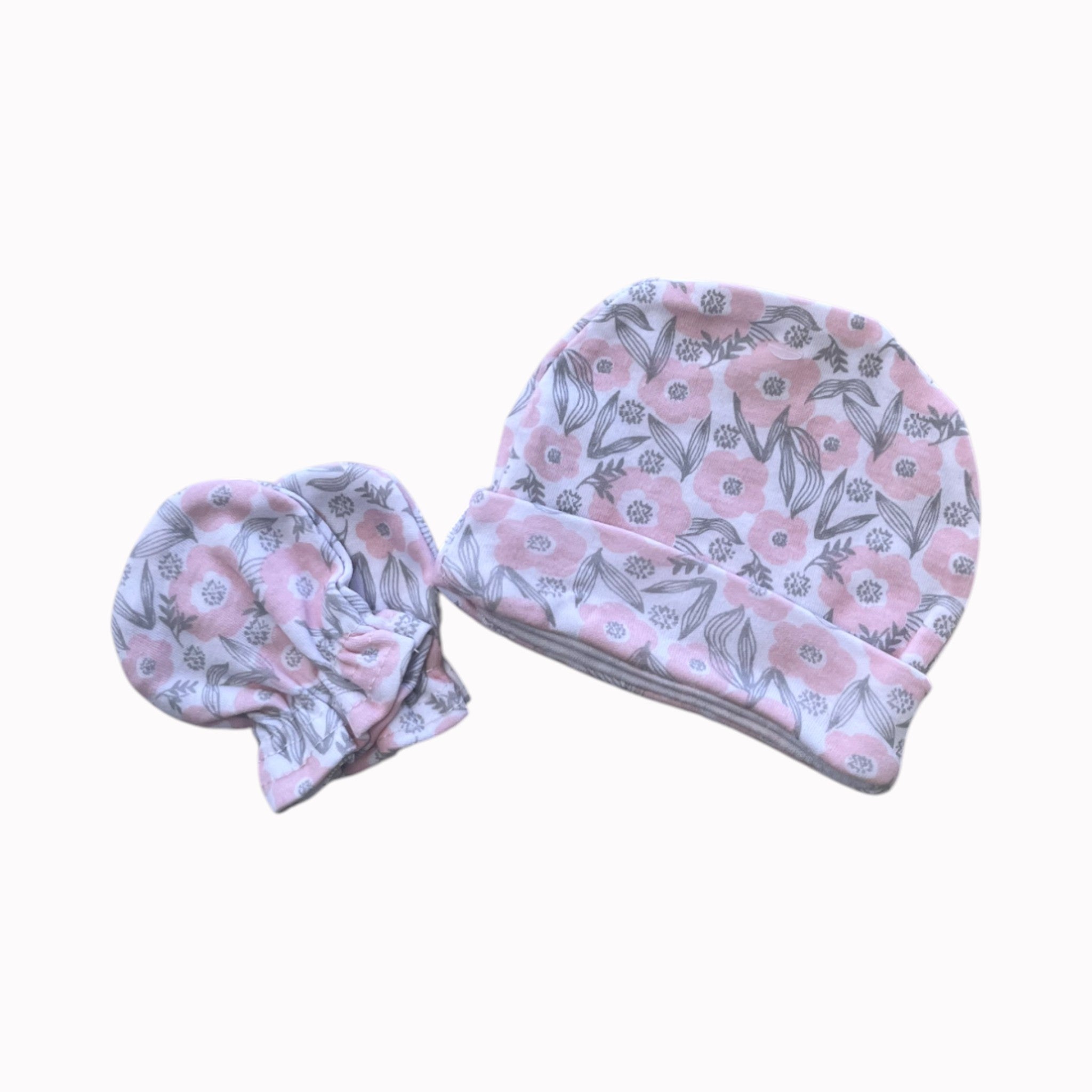 Newborn PEP Beanie and Mittens Set