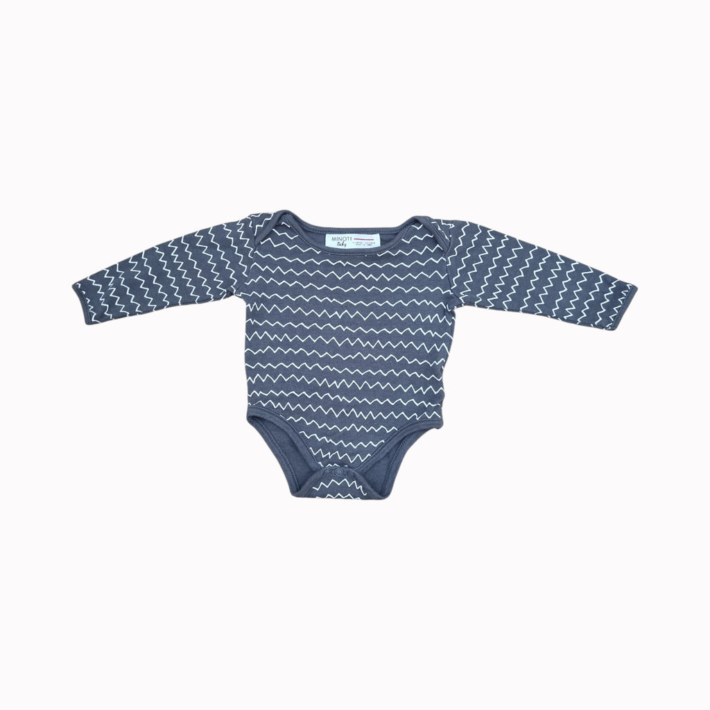 3-6M Minoti Vest - Long Sleeve