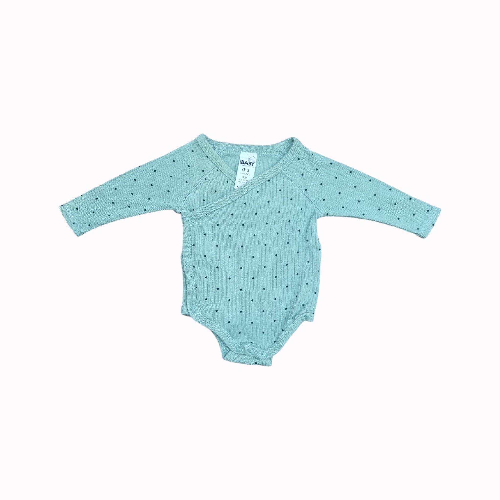 0-3M Cotton On Vest - Long Sleeve