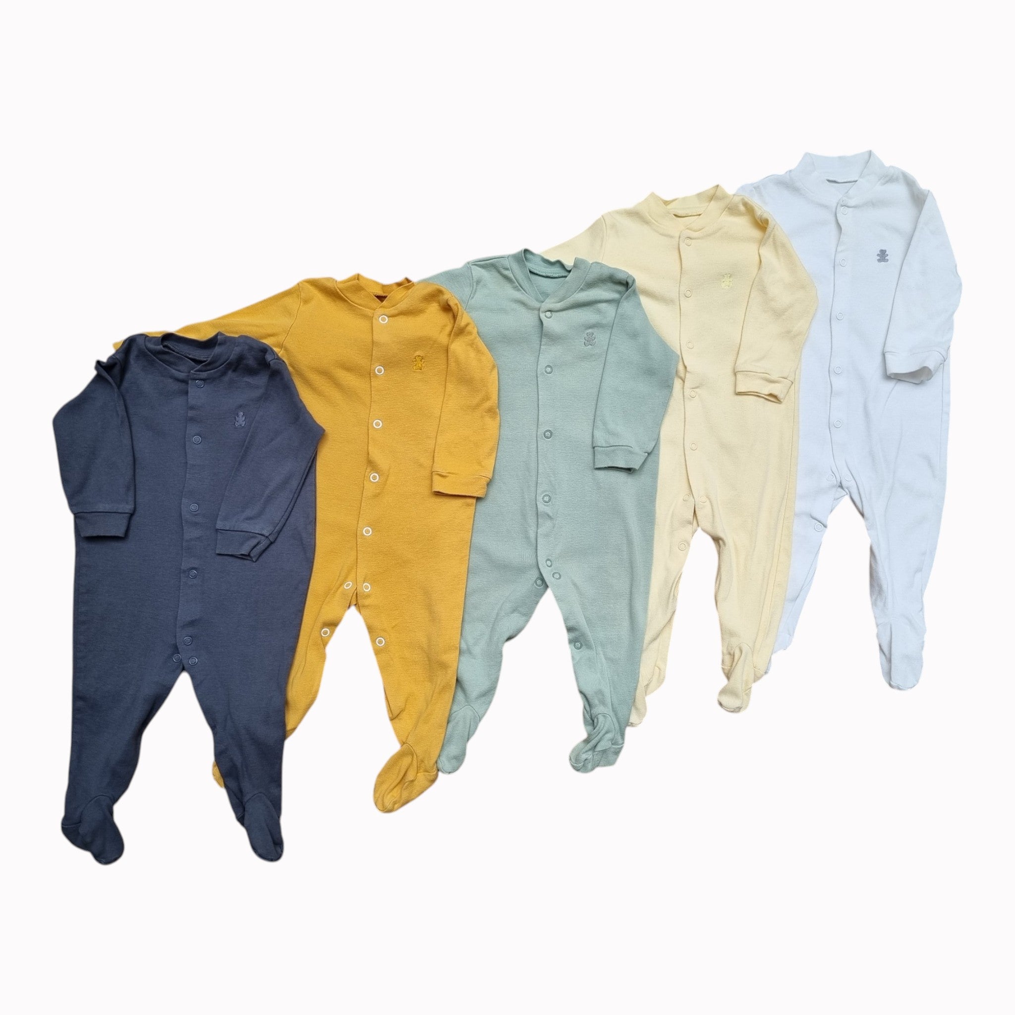3-6M Woolworths Babygrow 5-pack