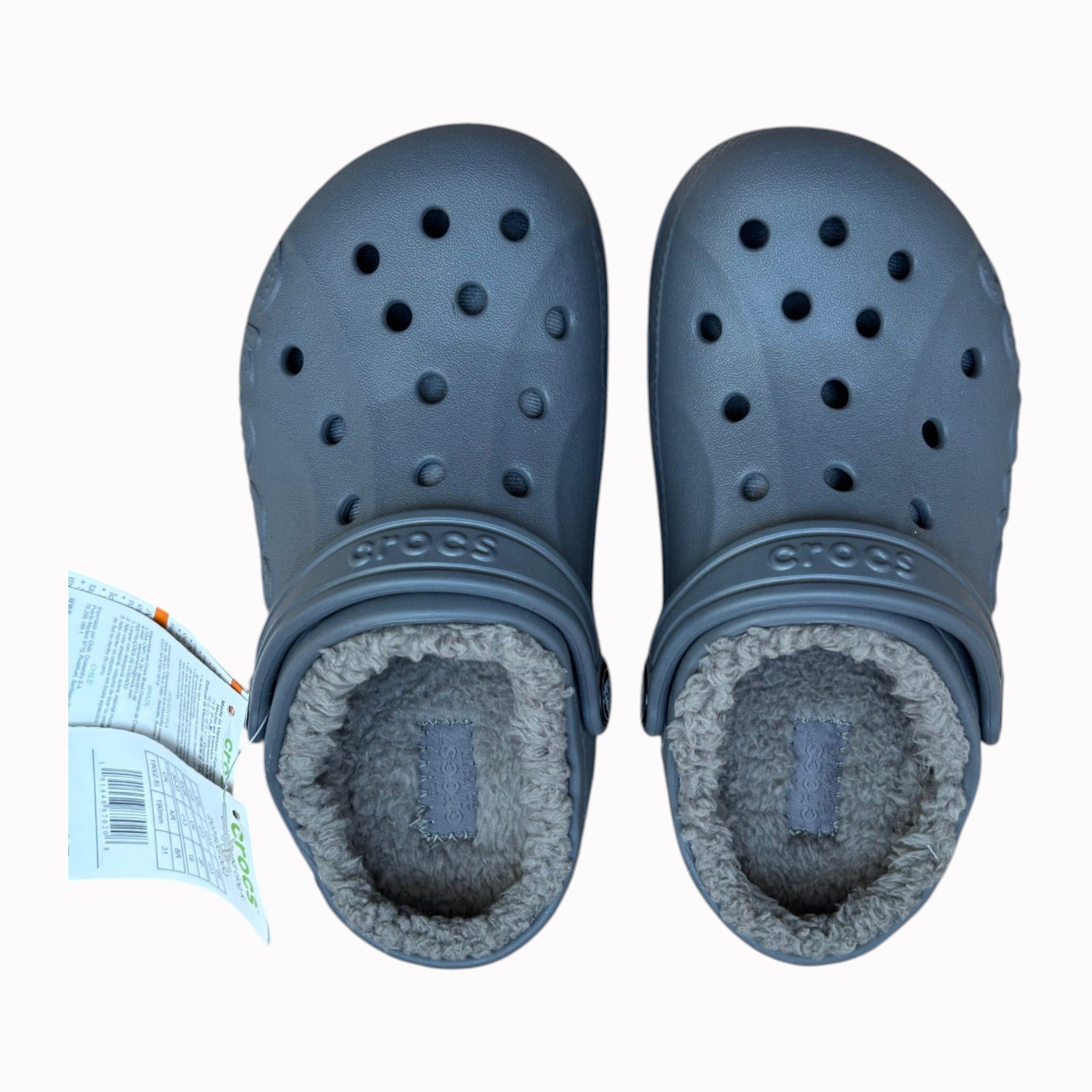 UK12 Crocs Baya Lined Clogs