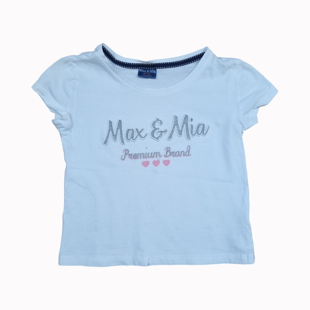 7-8Y Max & Mia Shirt - Short Sleeve