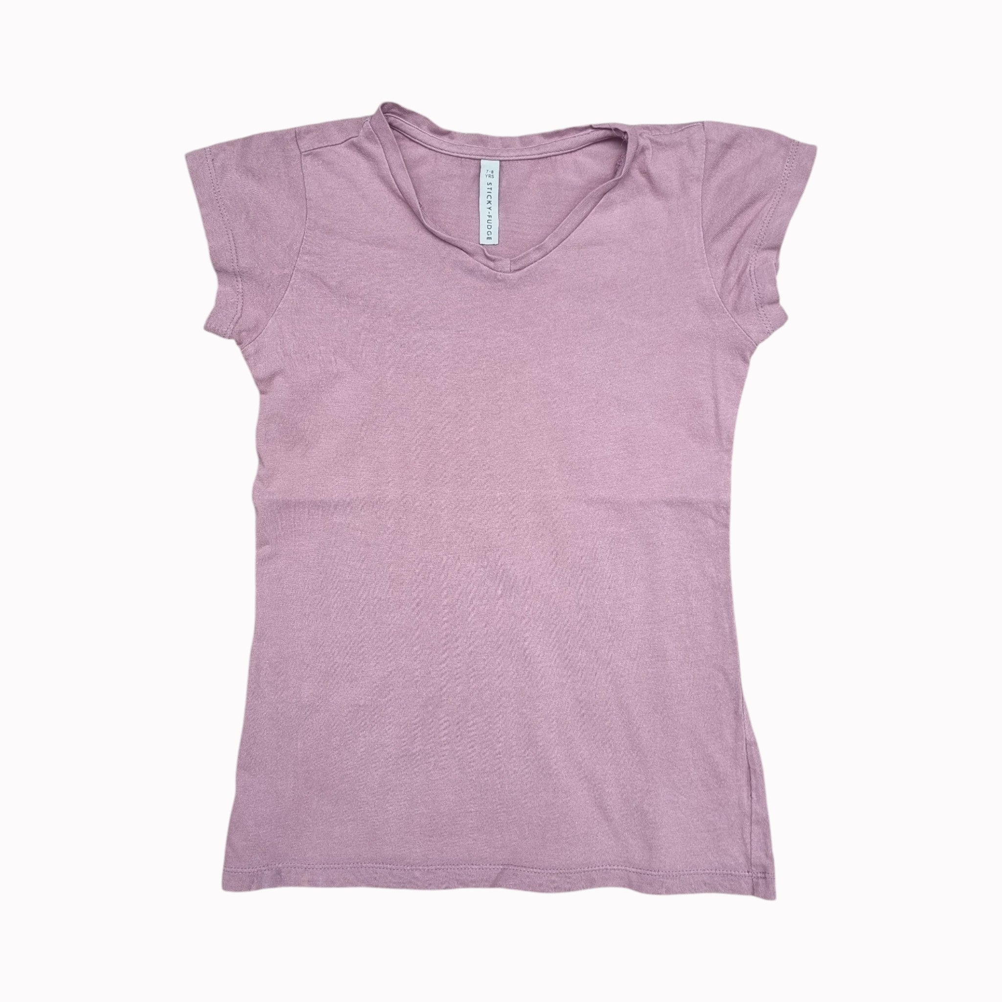 7-8Y Sticky-Fudge Shirt - Short Sleeve