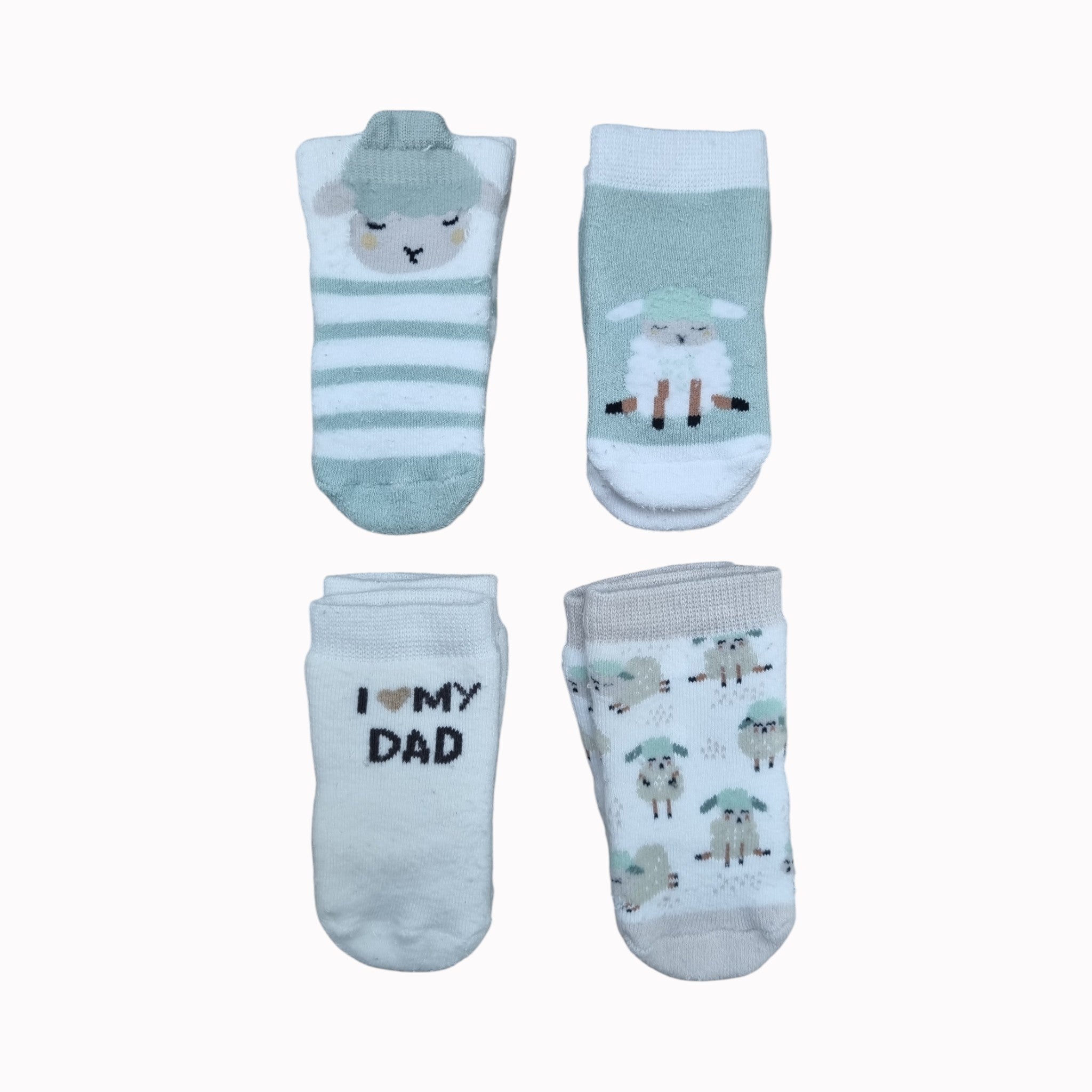 0-3M Woolworths Socks 4-pack