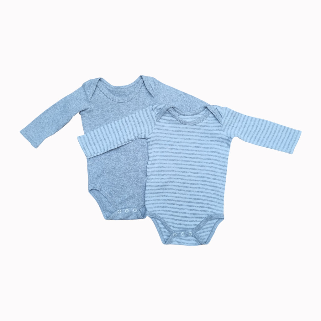 3-6M Woolworths Vest - Long Sleeve 2-pack