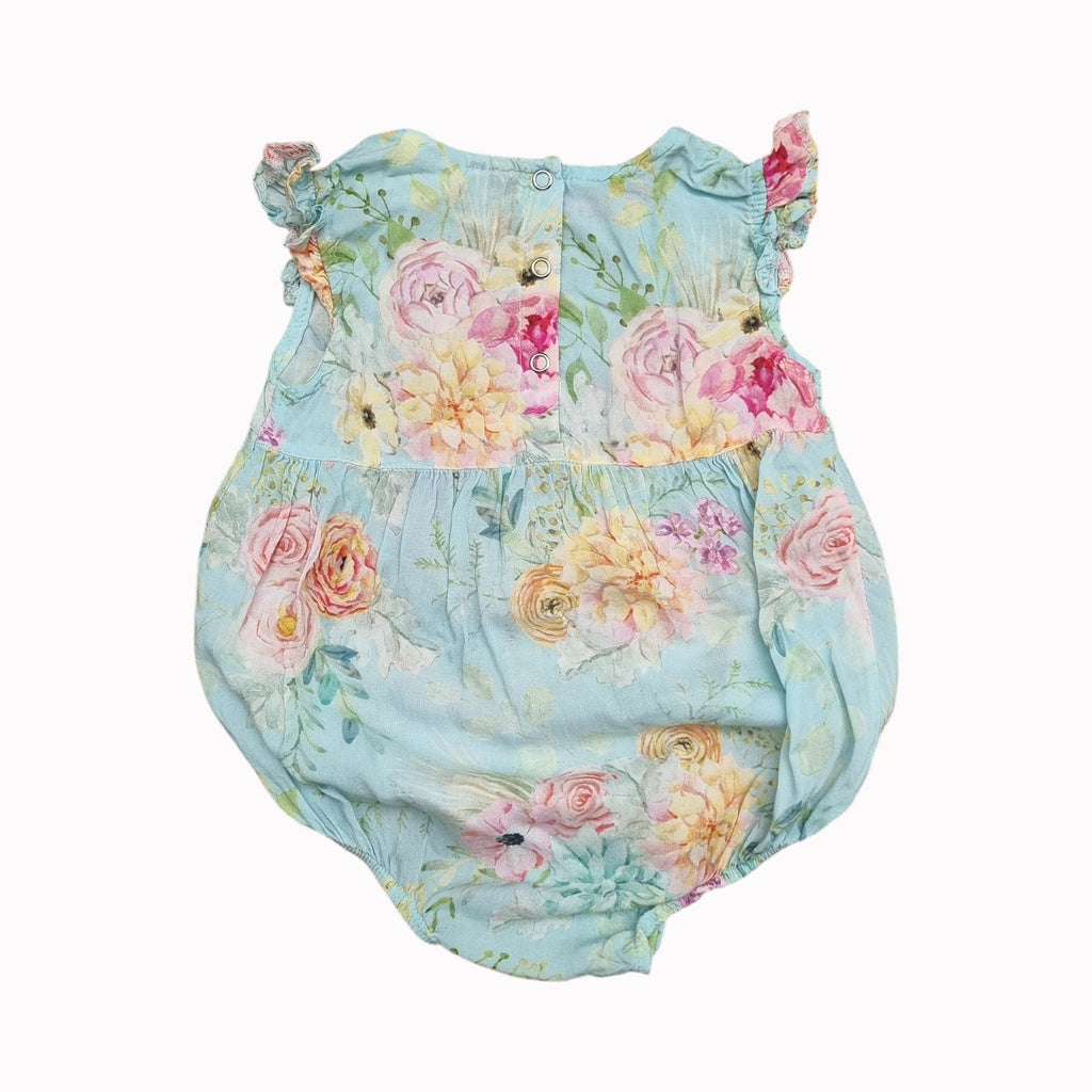 6-12M Home Grown Africa Romper