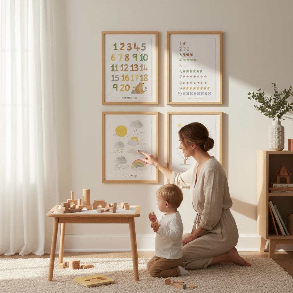 Educational Poster 10s - Afrikaans