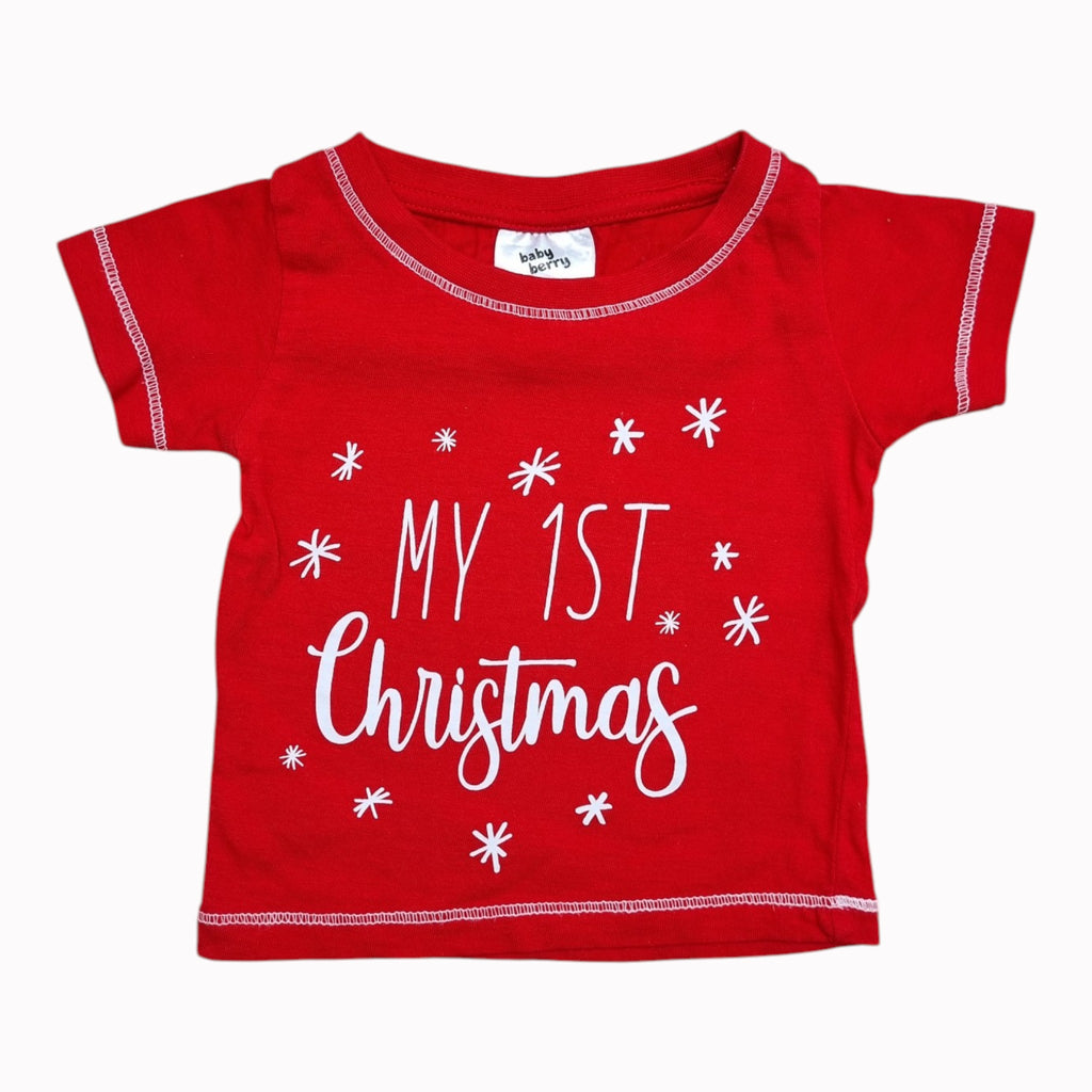 Newborn Baby Berry Shirt - Short Sleeve