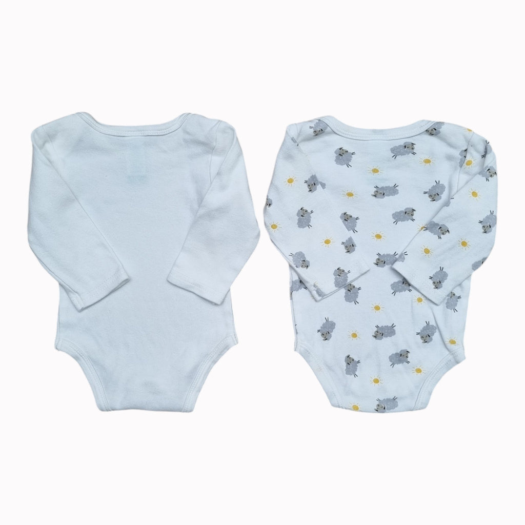0-3M Ackermans Vest - Long Sleeve 2-pack