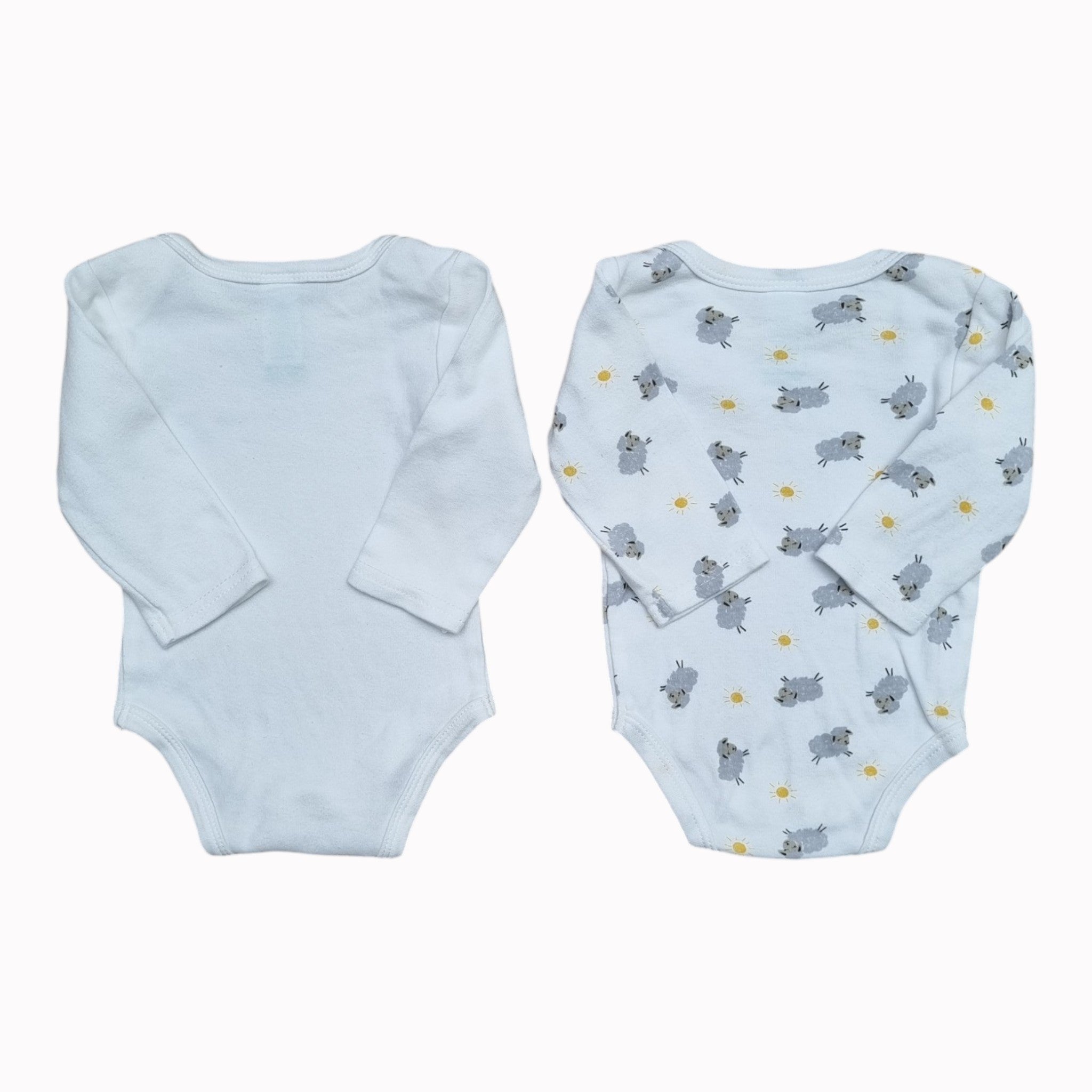 0-3M Ackermans Vest - Long Sleeve 2-pack