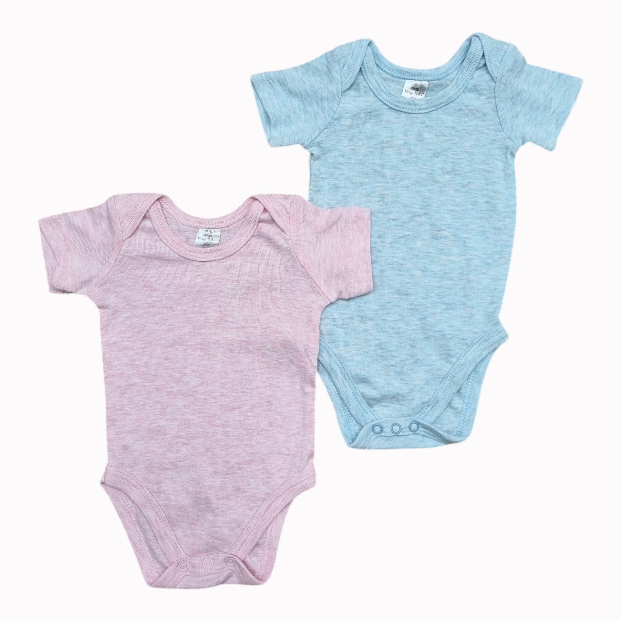 0-3M Pick & Pay Clothing Vest - Short Sleeve 2-pack