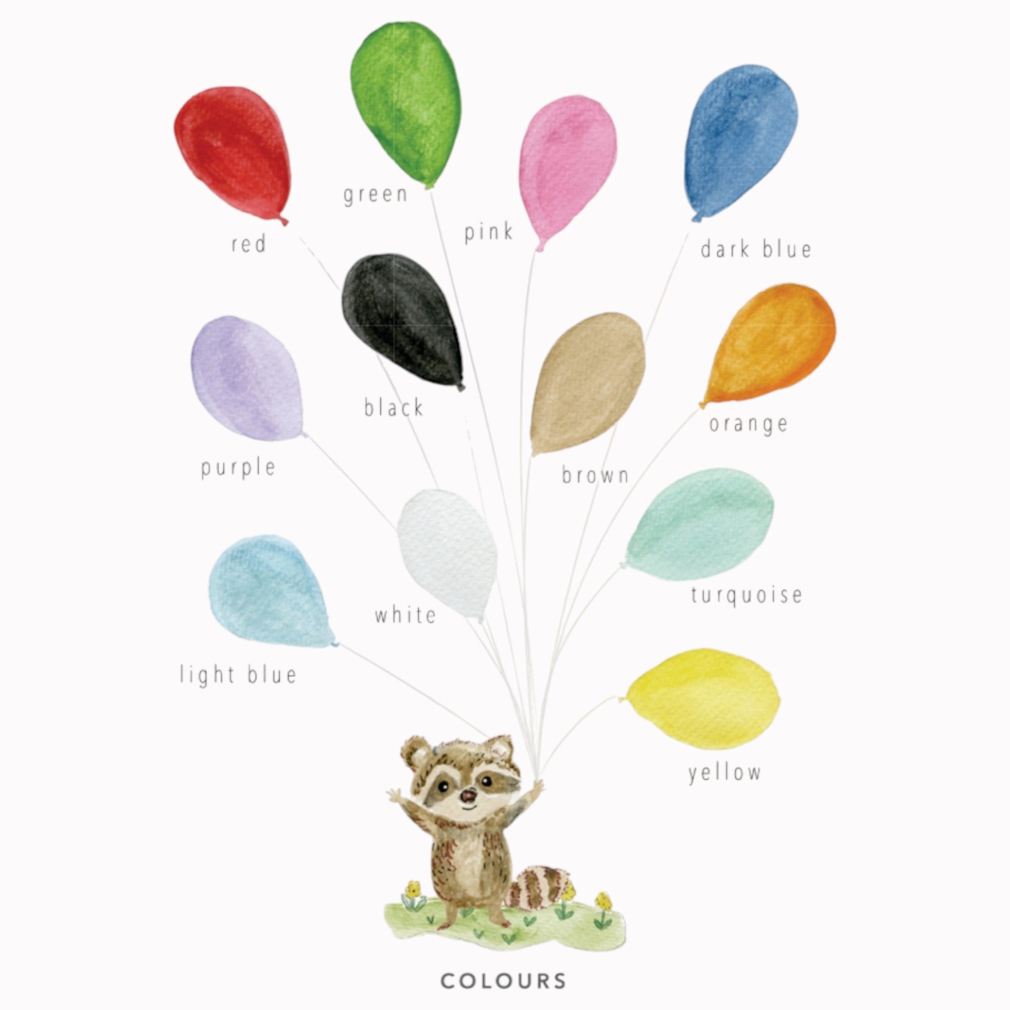 Educational Poster - Colours