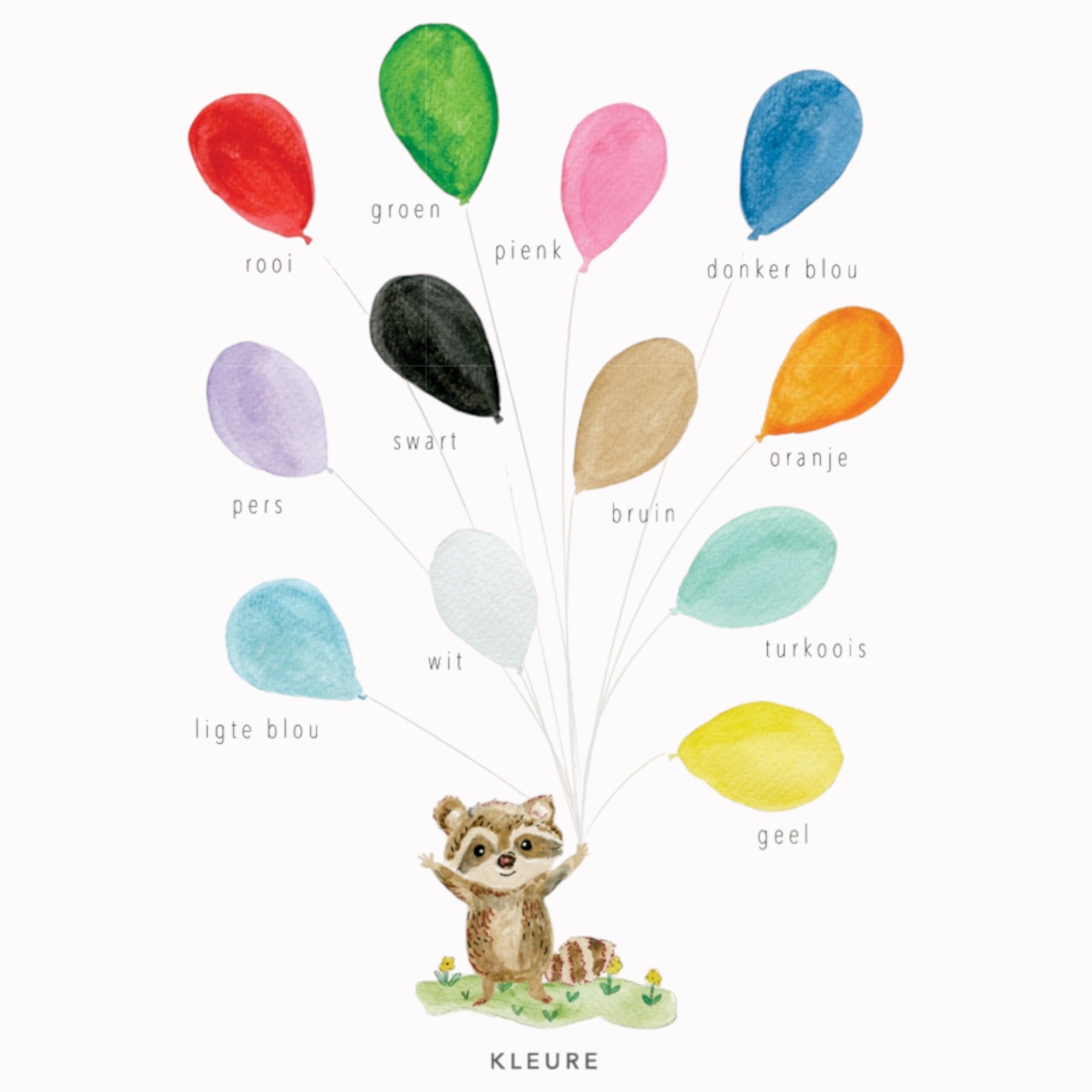 Educational Poster - Kleure